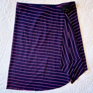 Hot Pink Stripe Skirt | Women's